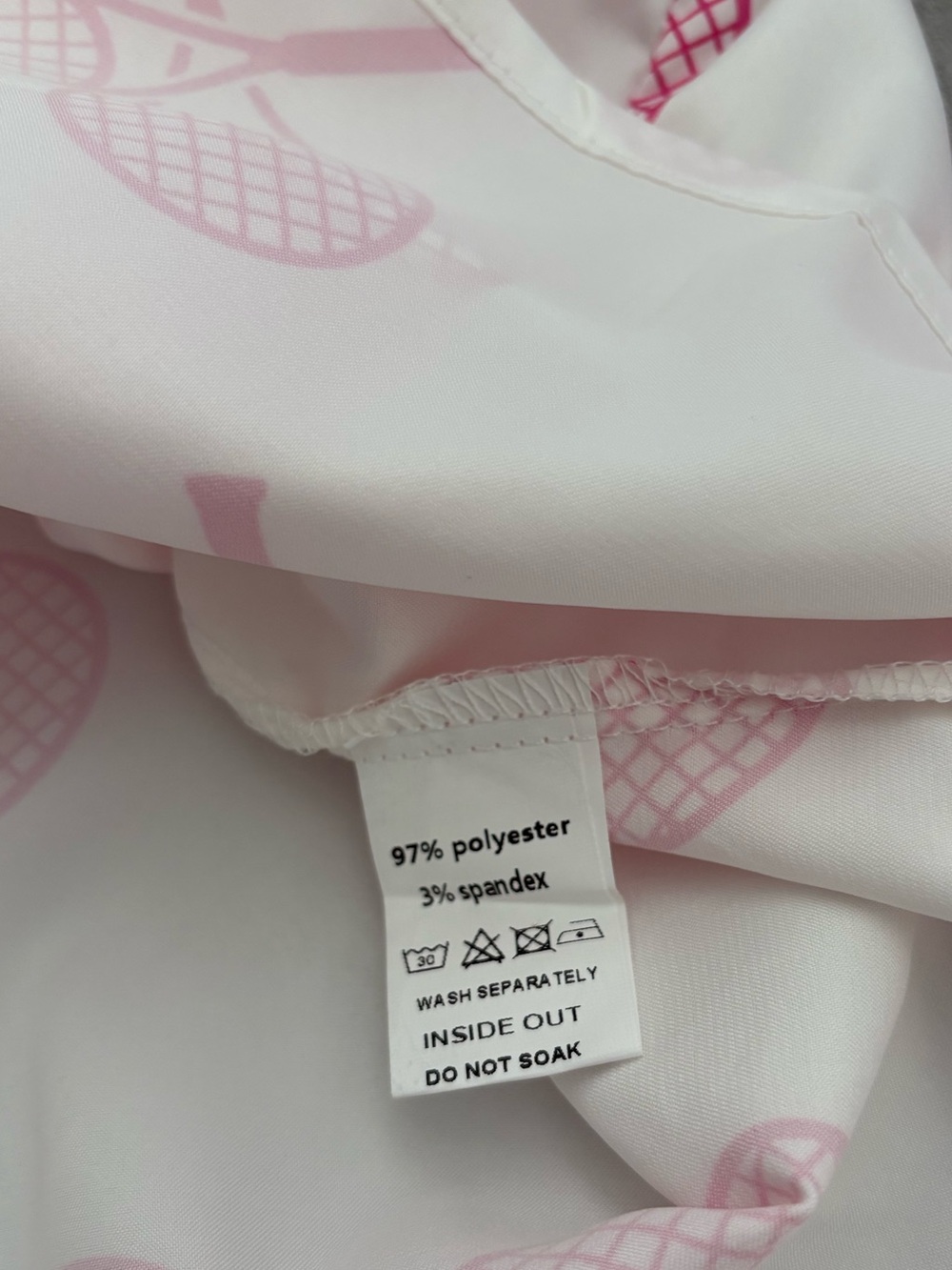 Sheshow Tennis Racket Print Pajama Set - Picture 12 of 13